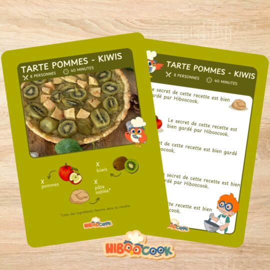 Tarte pommes kiwis
