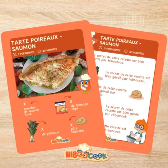 Tarte poireaux - saumon
