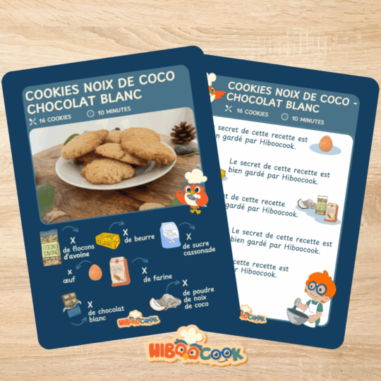 Cookies noix de coco - chocolat blanc
