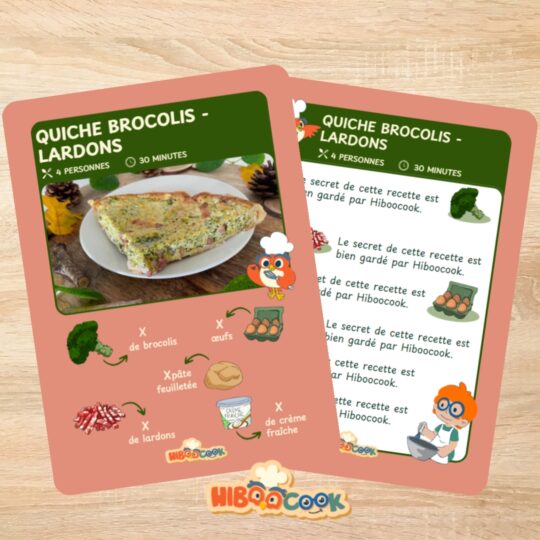 Quiche brocolis-lardons